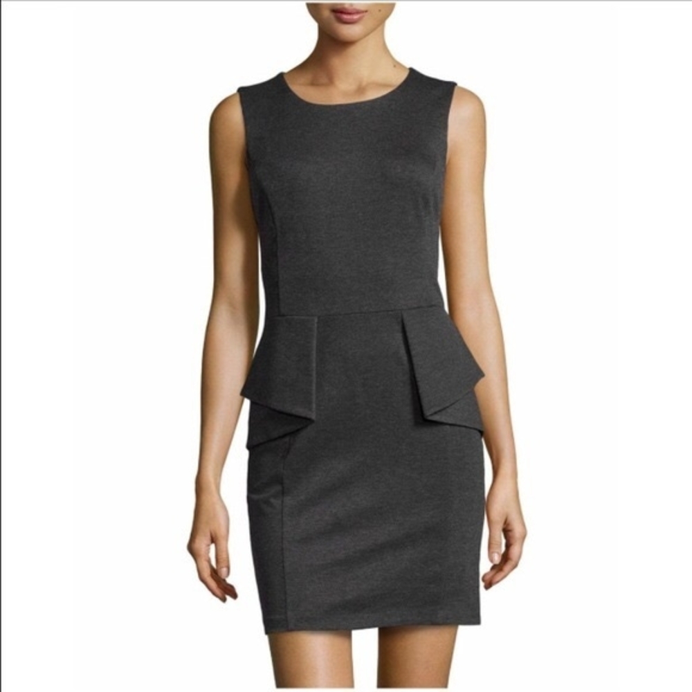 Michael Kors Elegant Gray Sleeveless Dress